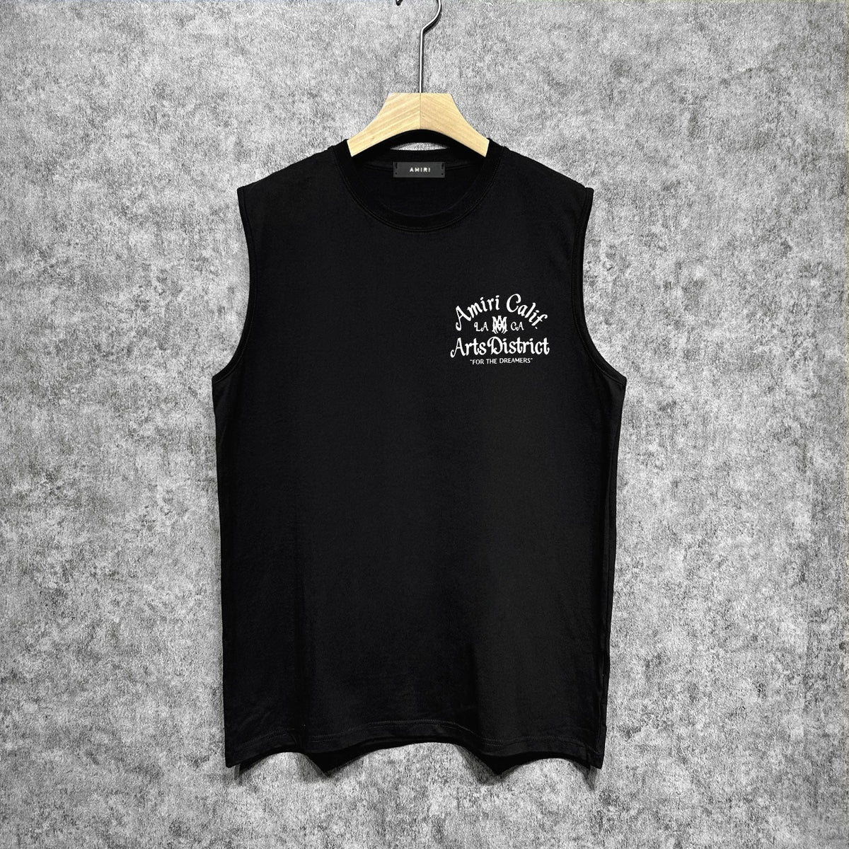 Amiri tank top artistic word printing