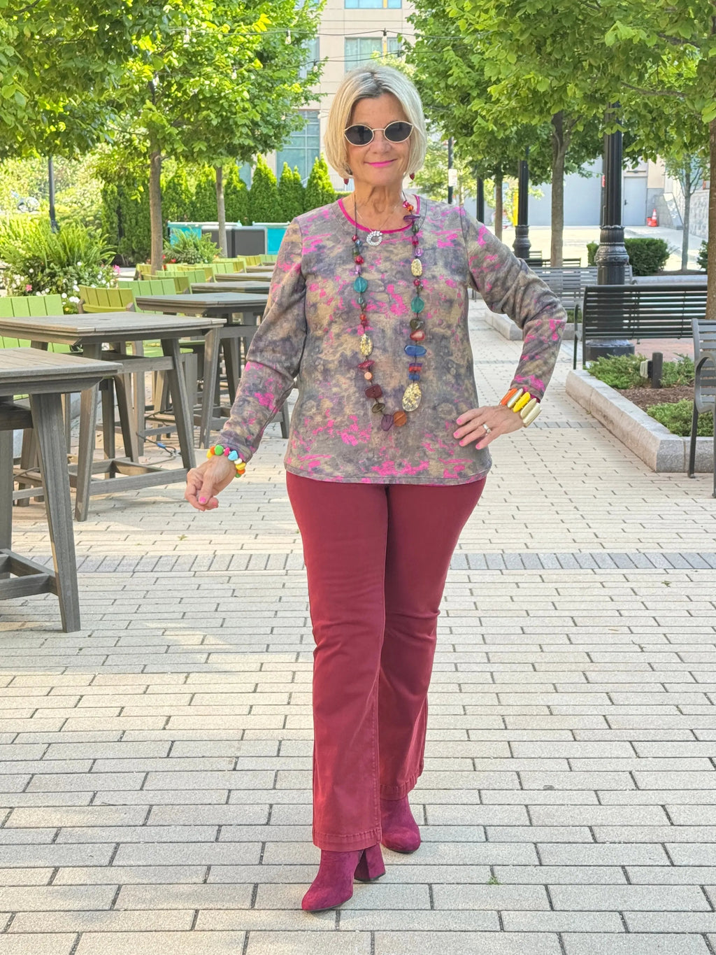 Ethyl Cozy But Cool Top - Counsel