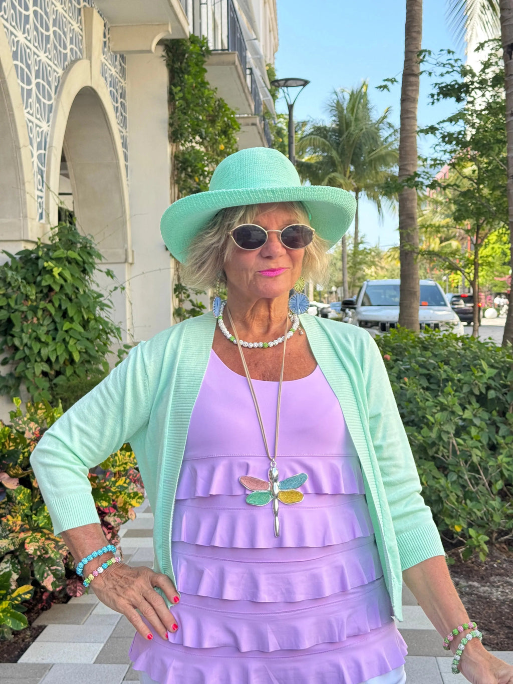 LULU-B LILAC CHA CHA SKORT