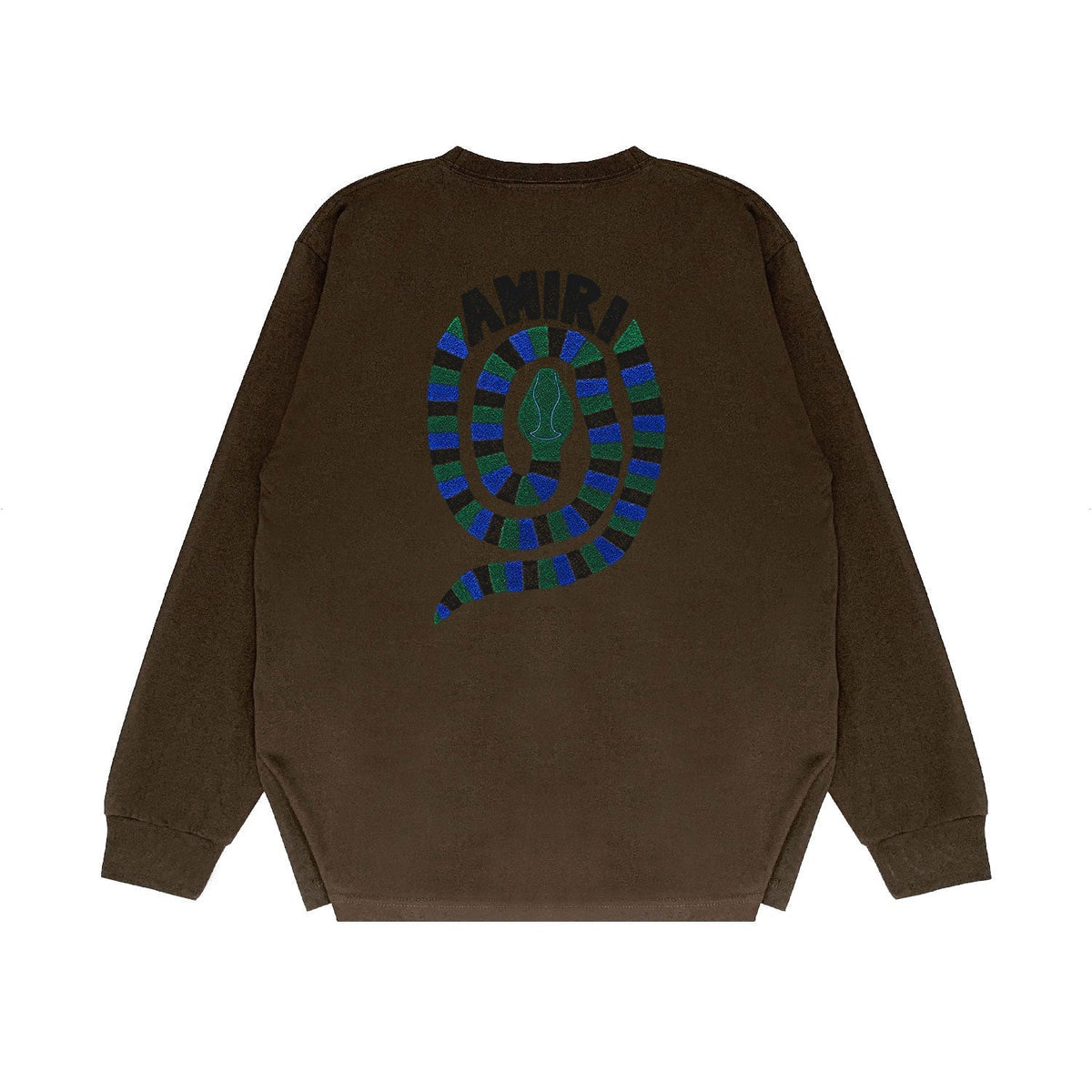 Amiri Long Sleeved Shirt Printed Trendy Pure Cotton