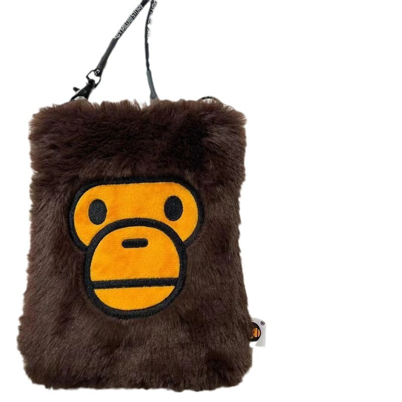 Baby milo children crossbody bag plush children adult oblique shoulder bag