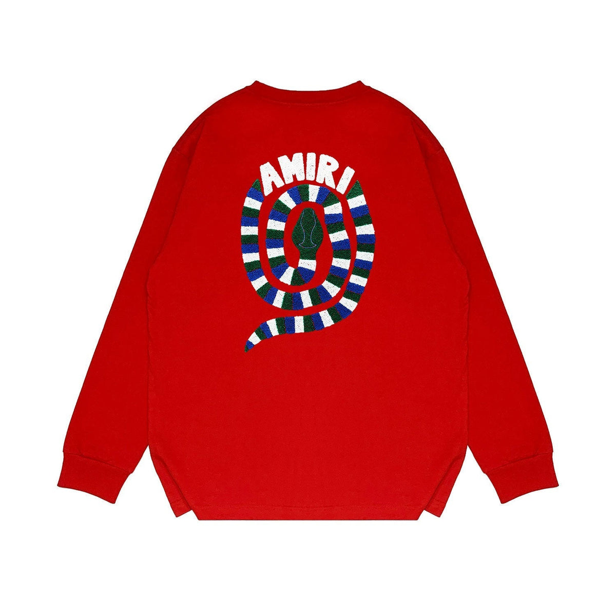 Amiri Long Sleeved Shirt Printed Trendy Pure Cotton