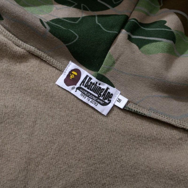 Bathing Ape Hoodie Autumn/Winter Camouflage Shark Hooded Cardigan Sweater Jacket