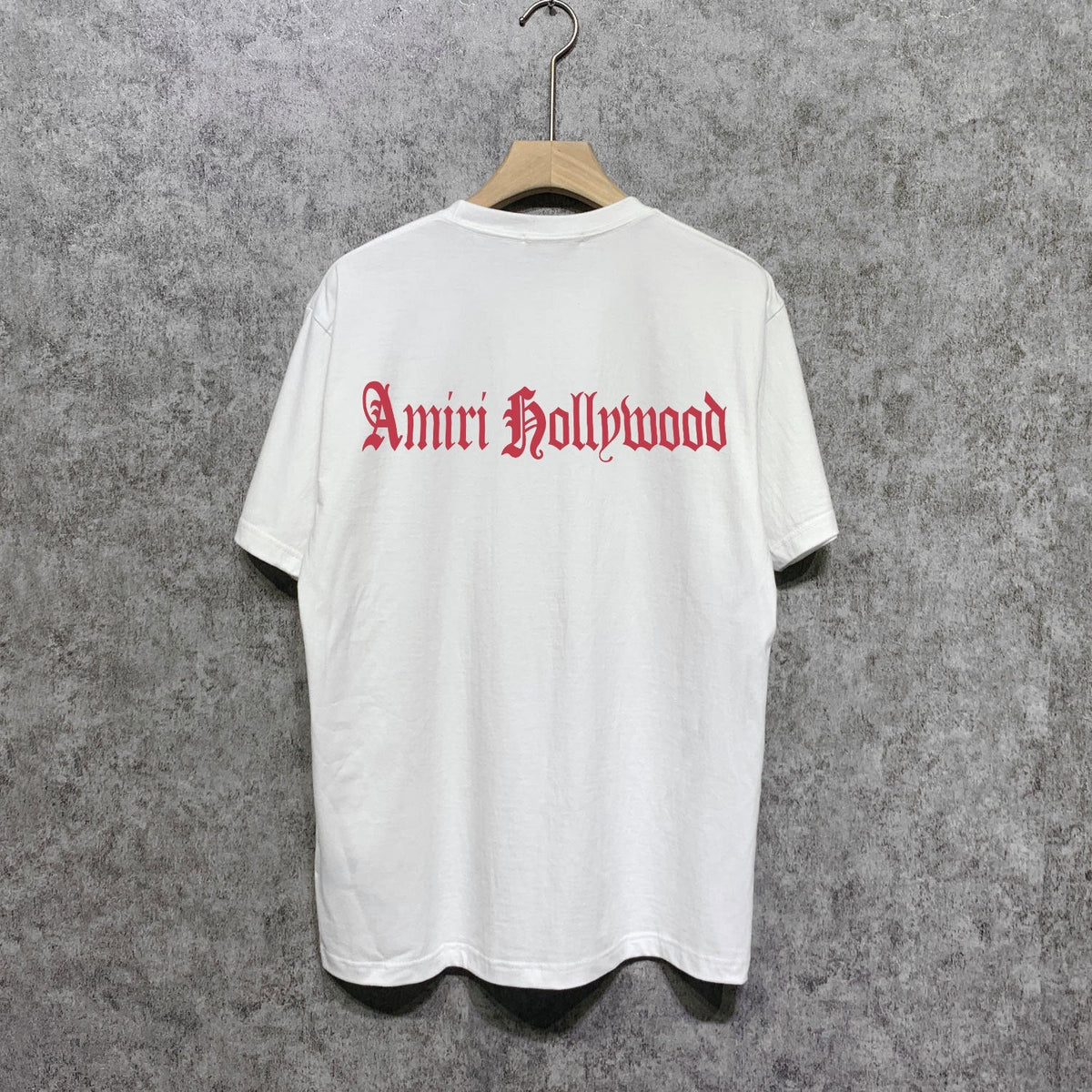 Amiri t shirts sanskrit printing short sleeve