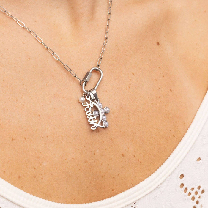 18K Gold PVD Stainless Steel Religious Fish Charm: Stainless WJW