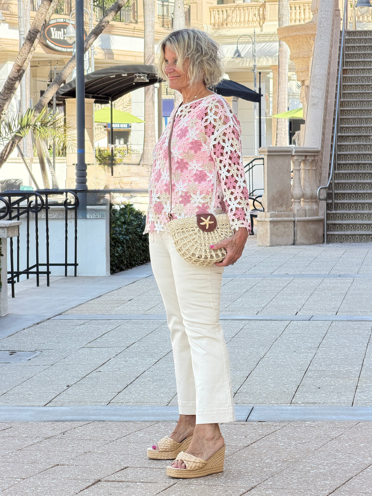 Handcrafted Floral Crochet Top