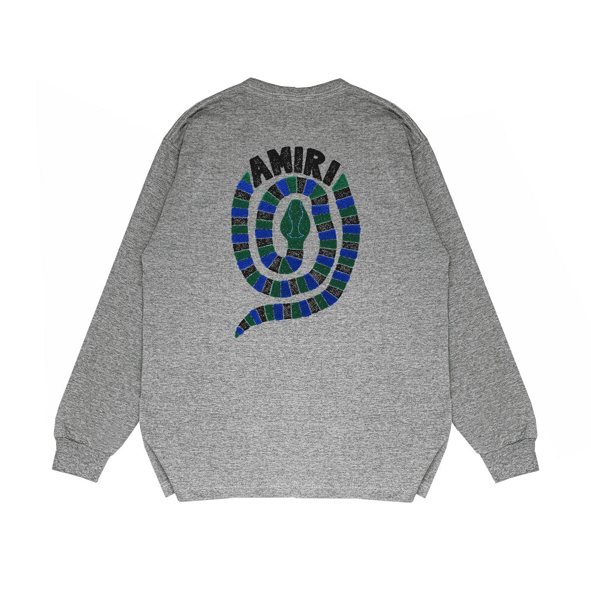 Amiri Long Sleeved Shirt Printed Trendy Pure Cotton