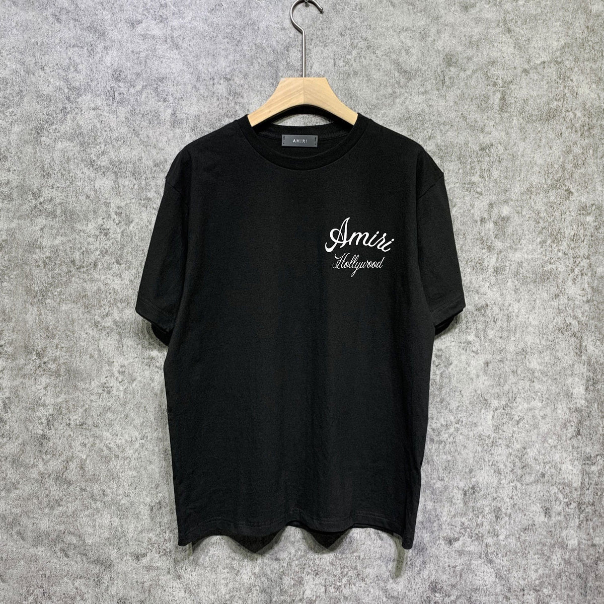Amiri t shirts letter padded printing short sleeves