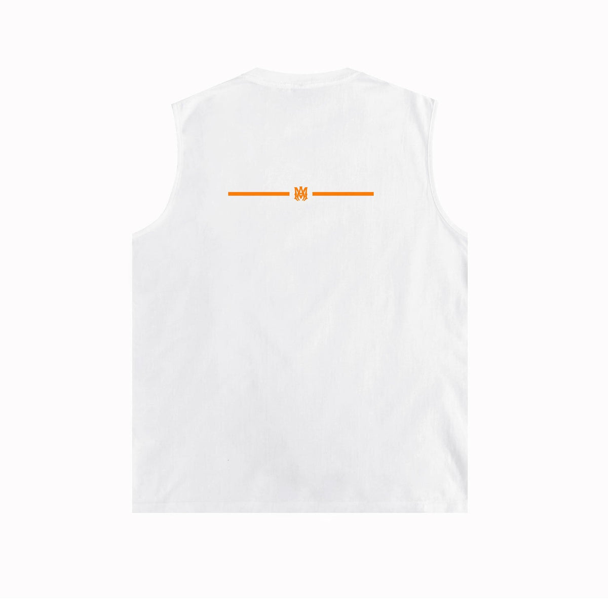Amiri tank top small spider letter horizontal stripprinting