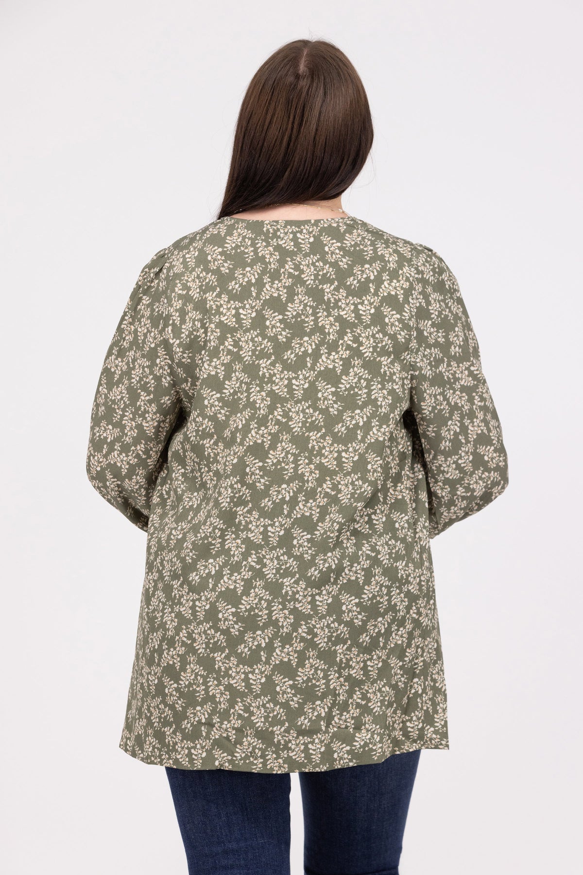 Keep The Chill Off Women's Floral Open Front Kimono