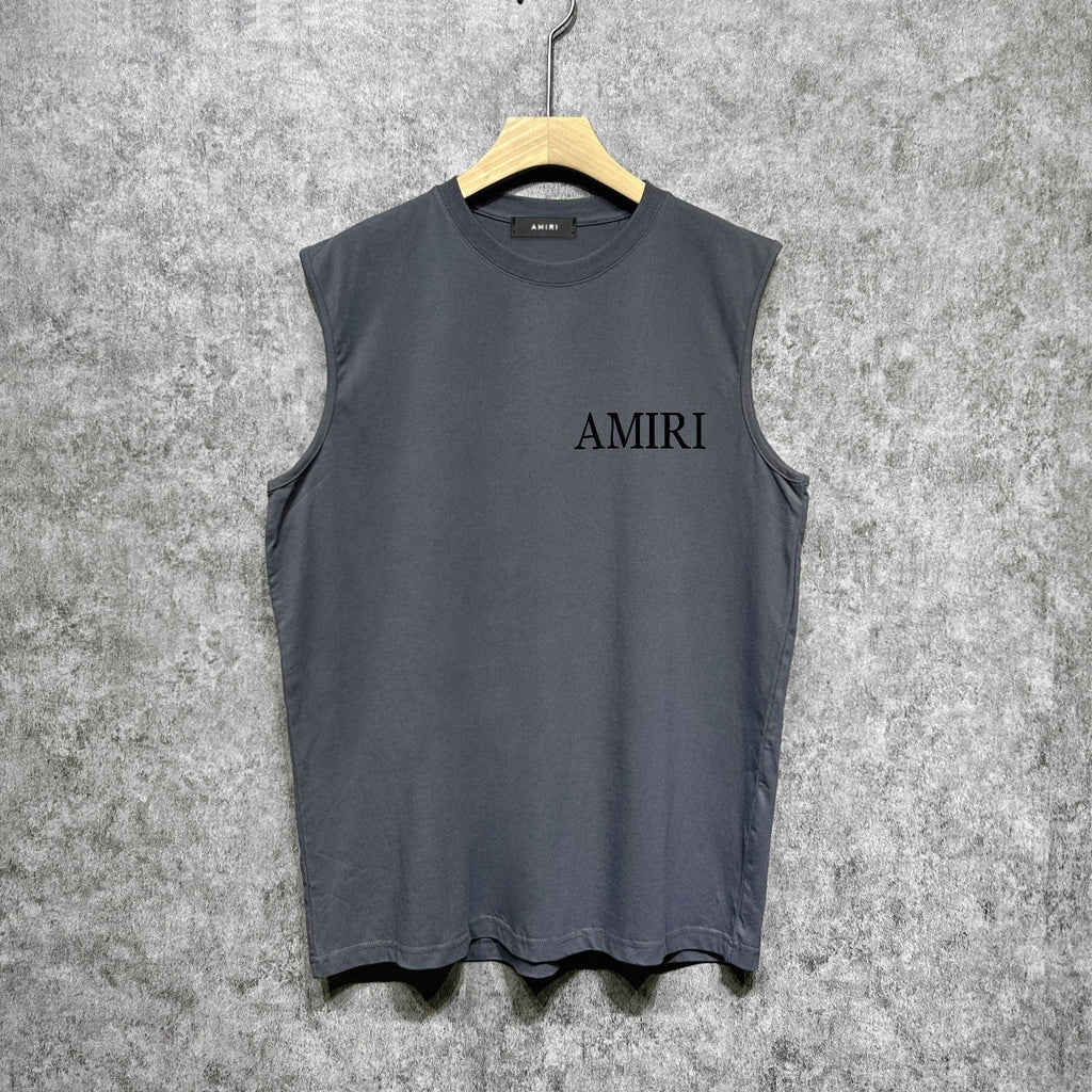 Amiri tank top beach chair printing