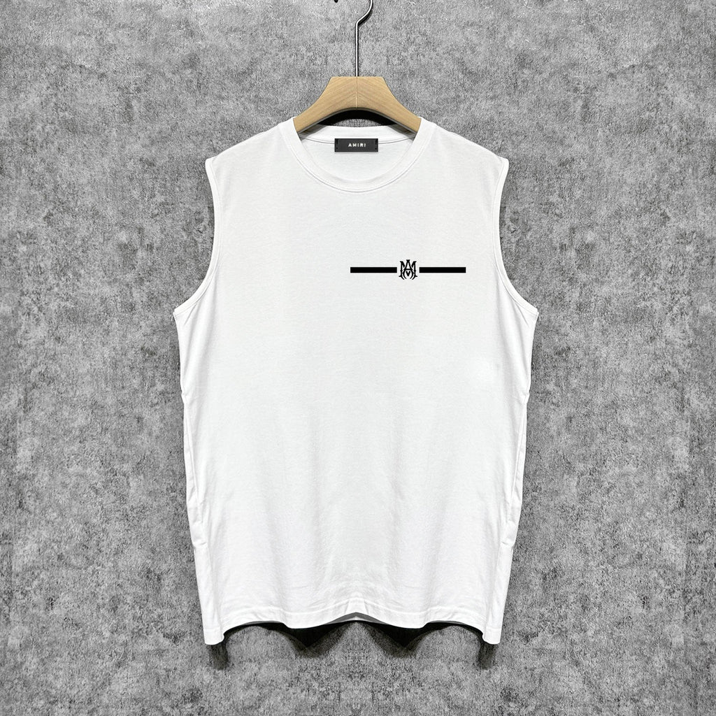 Amiri tank top spider letter printing