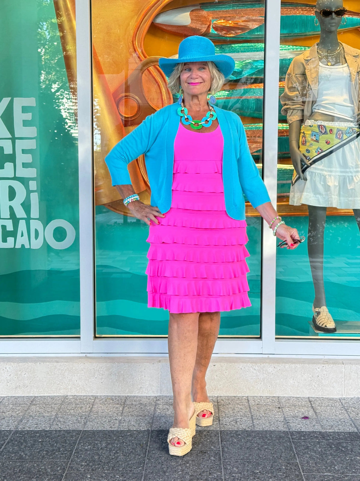 HOT PINK CHA CHA DRESS