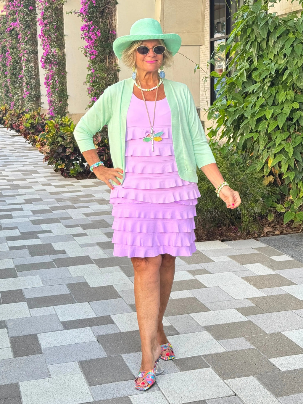 LULU-B LILAC CHA CHA SKORT