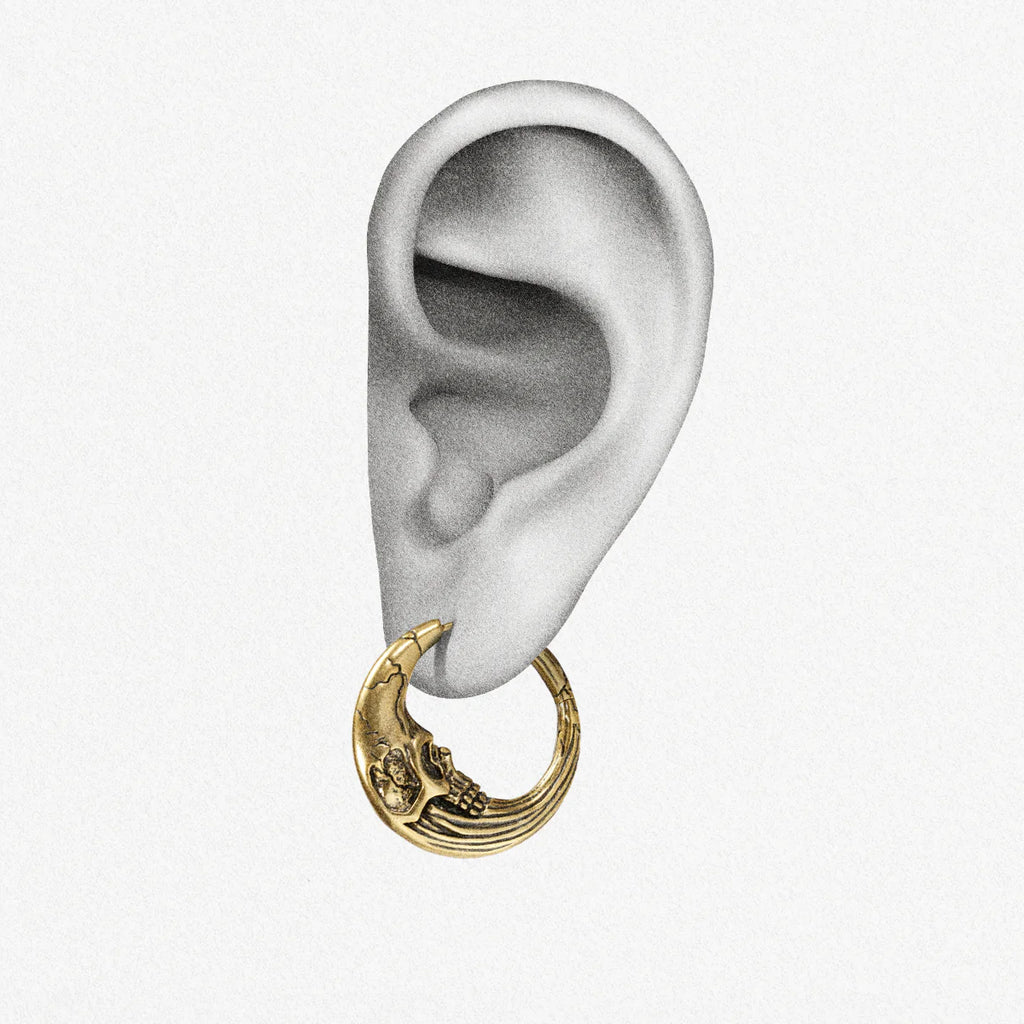 LUNAR SOLAR SKULLS EARRINGS