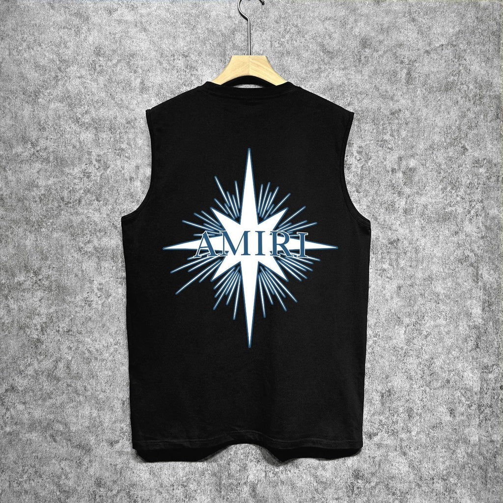 Amiri tank top star shield print