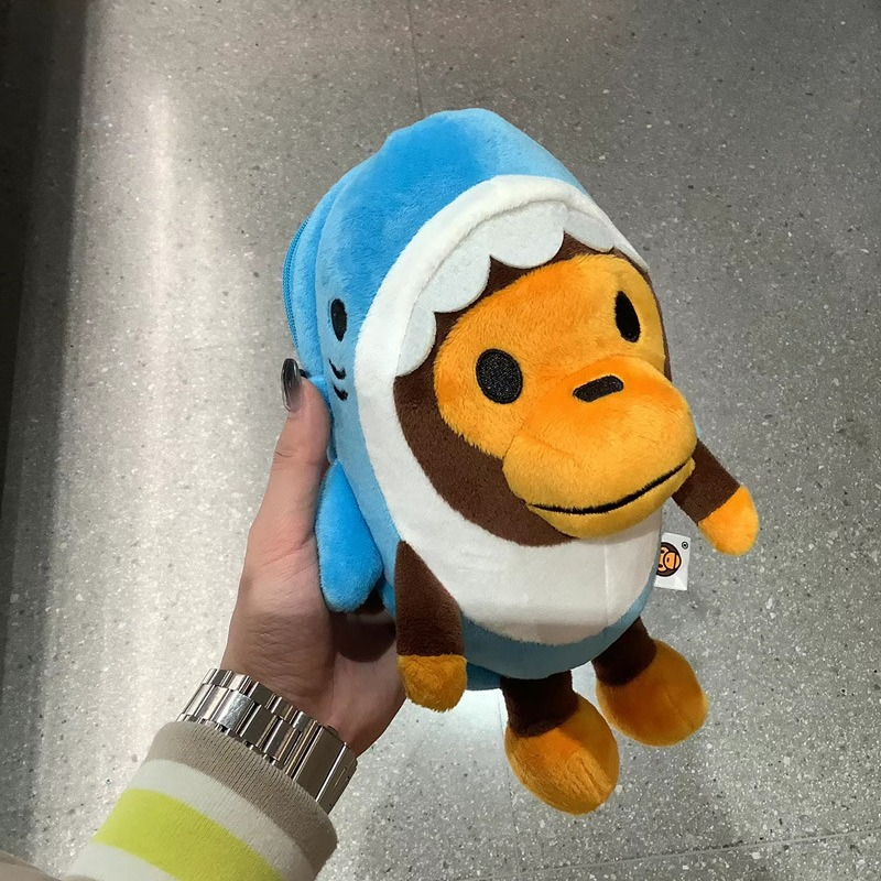 Baby milo children crossbody bag monkey shark crossbody shoulder bag