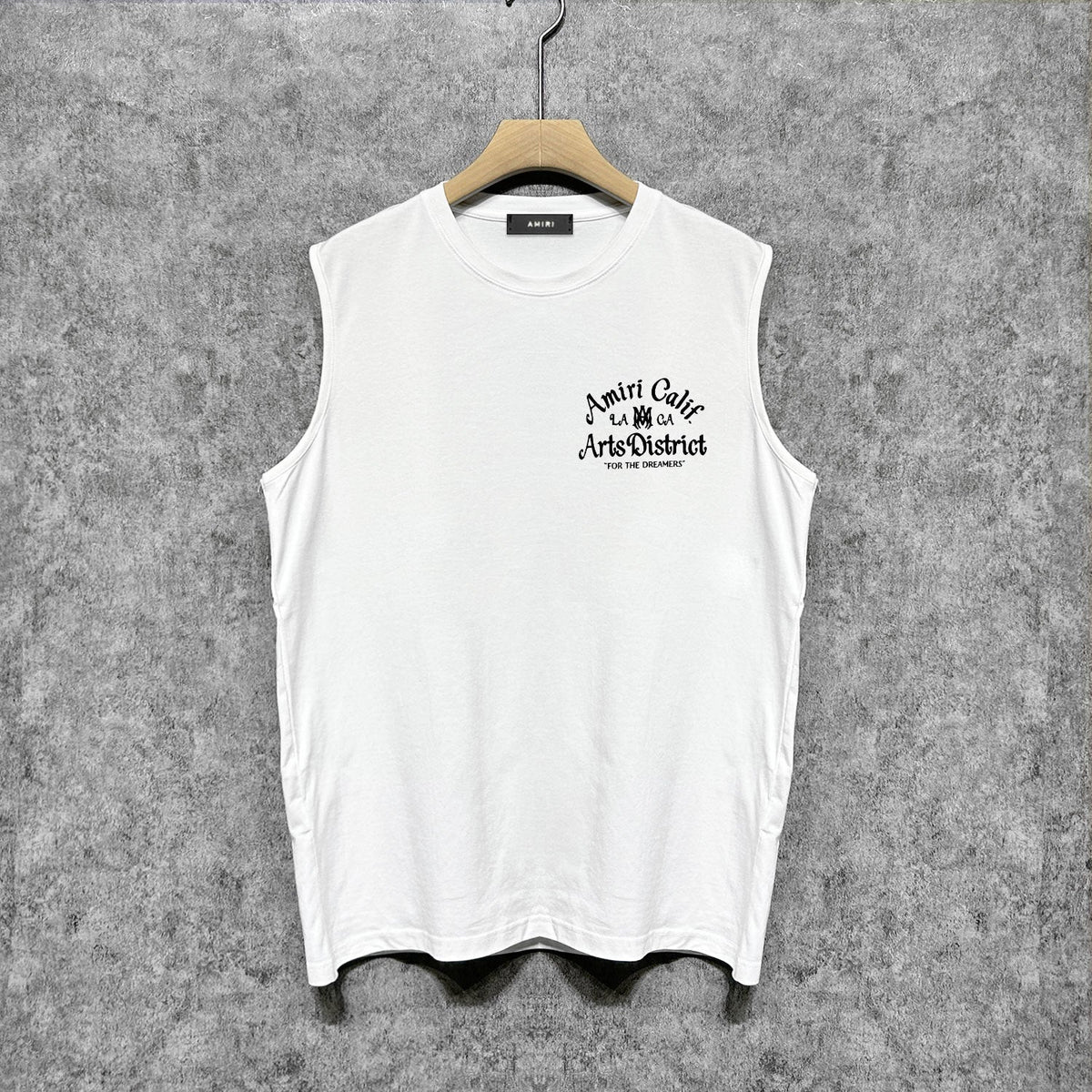 Amiri tank top artistic word printing