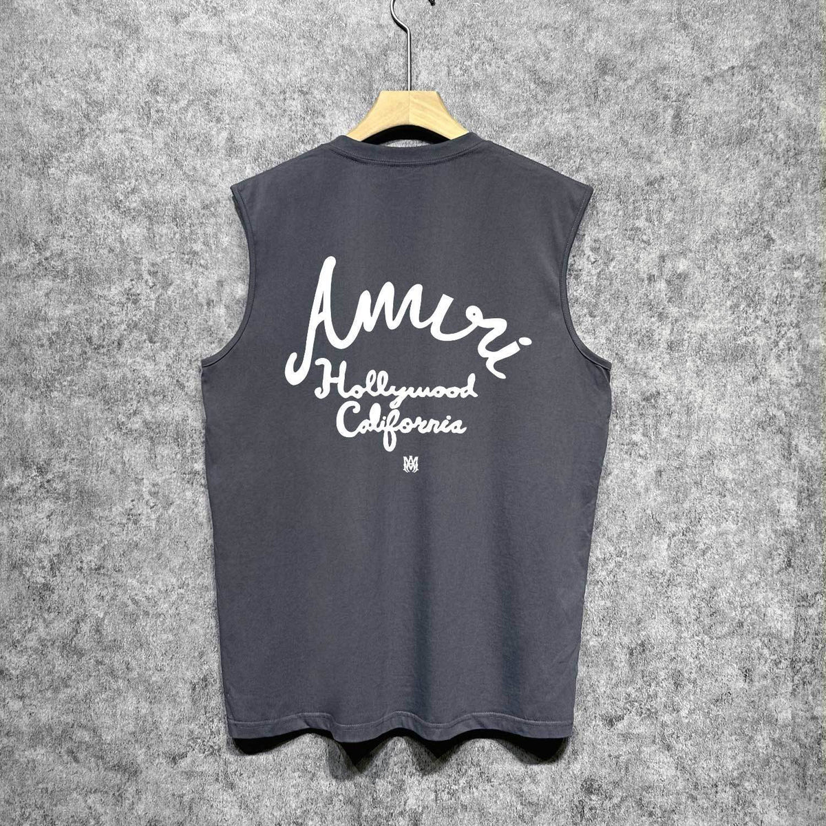 Amiri tank top california hollywood letterprinting