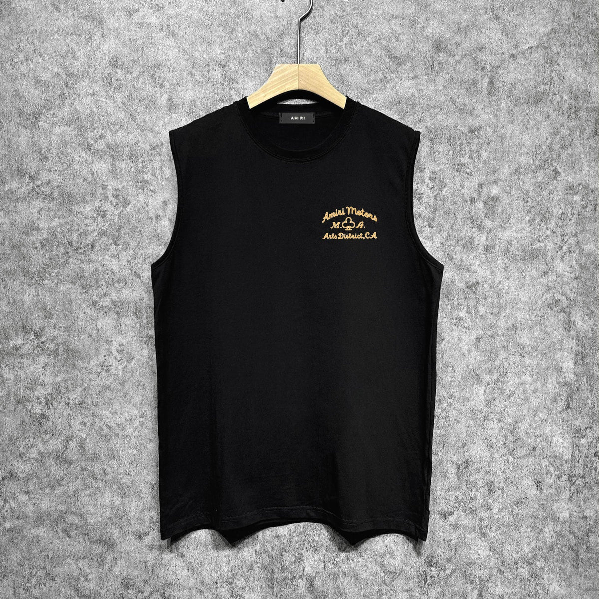 Amiri tank top lion medal printing