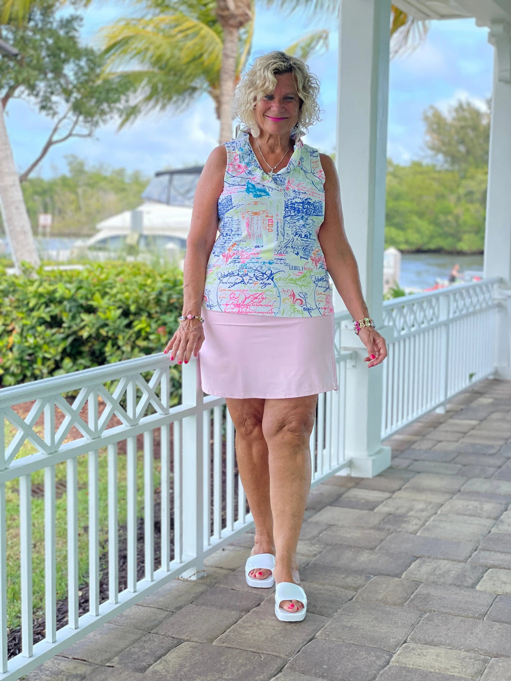 FROSTED PINK SKORT