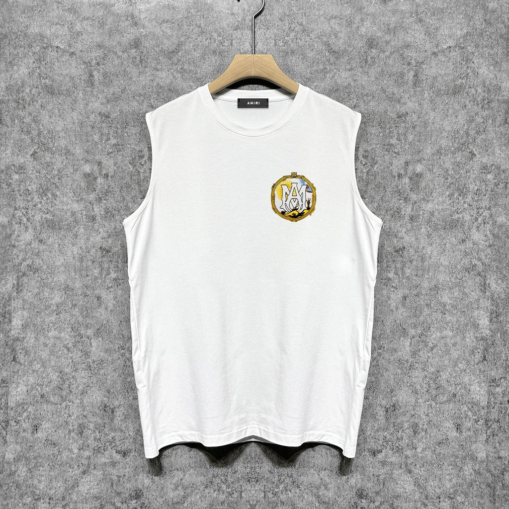 Amiri tank top magic mirror printing