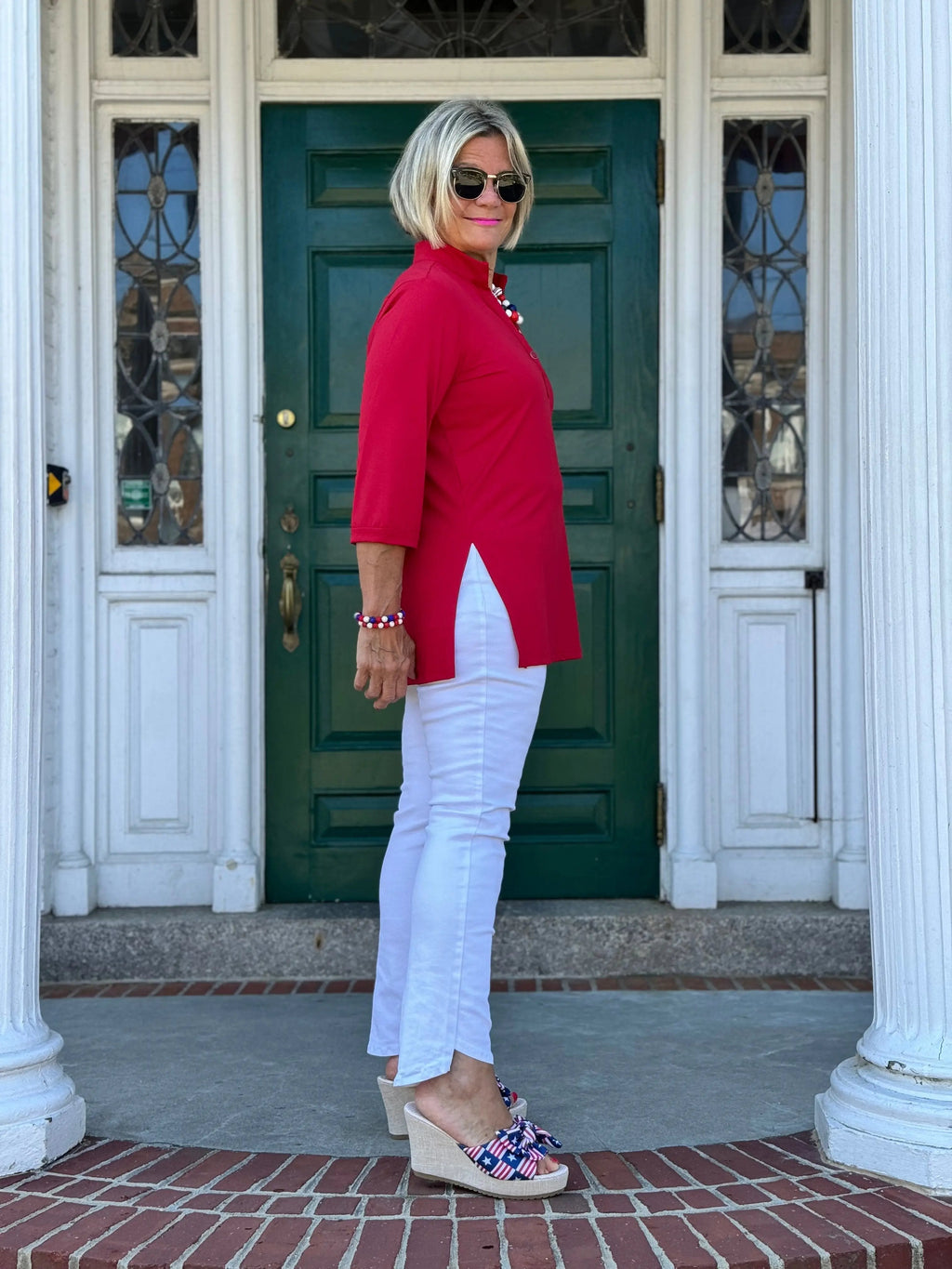 LULU-B RED TUNIC