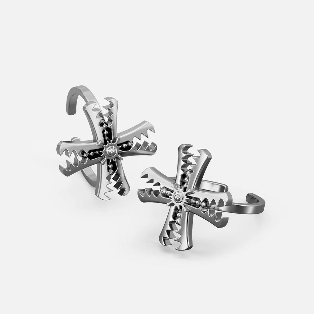 MANDIBLE CROSS RINGS