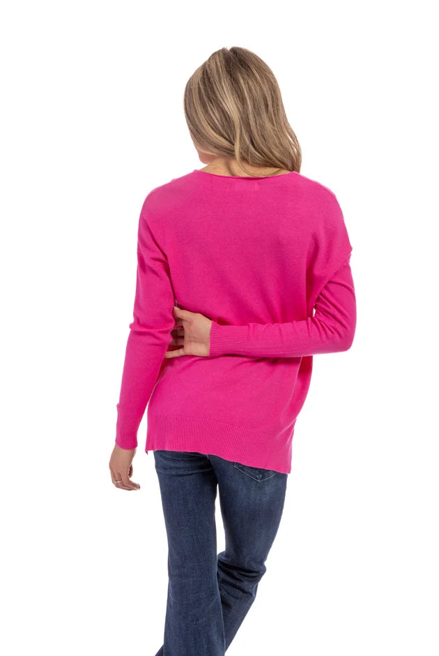 Women's Modern V-Neck Sweater