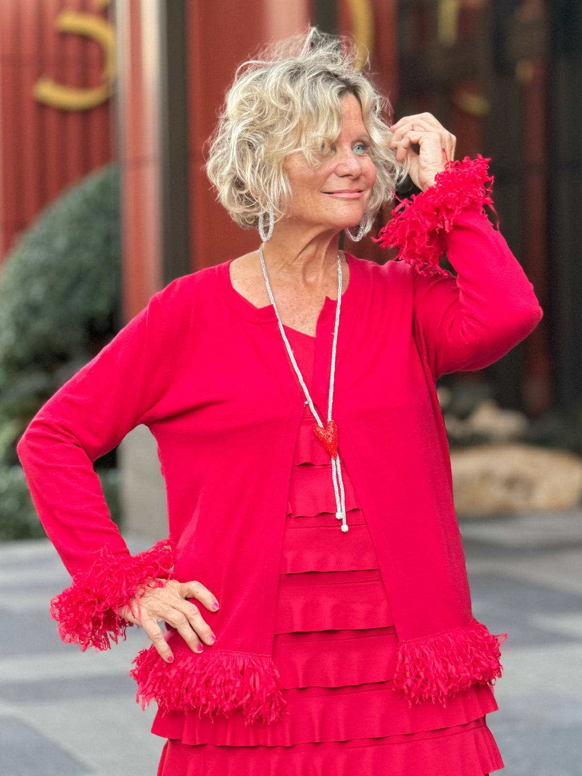 LULU-B CRIMSON RED CHA CHA MAXI