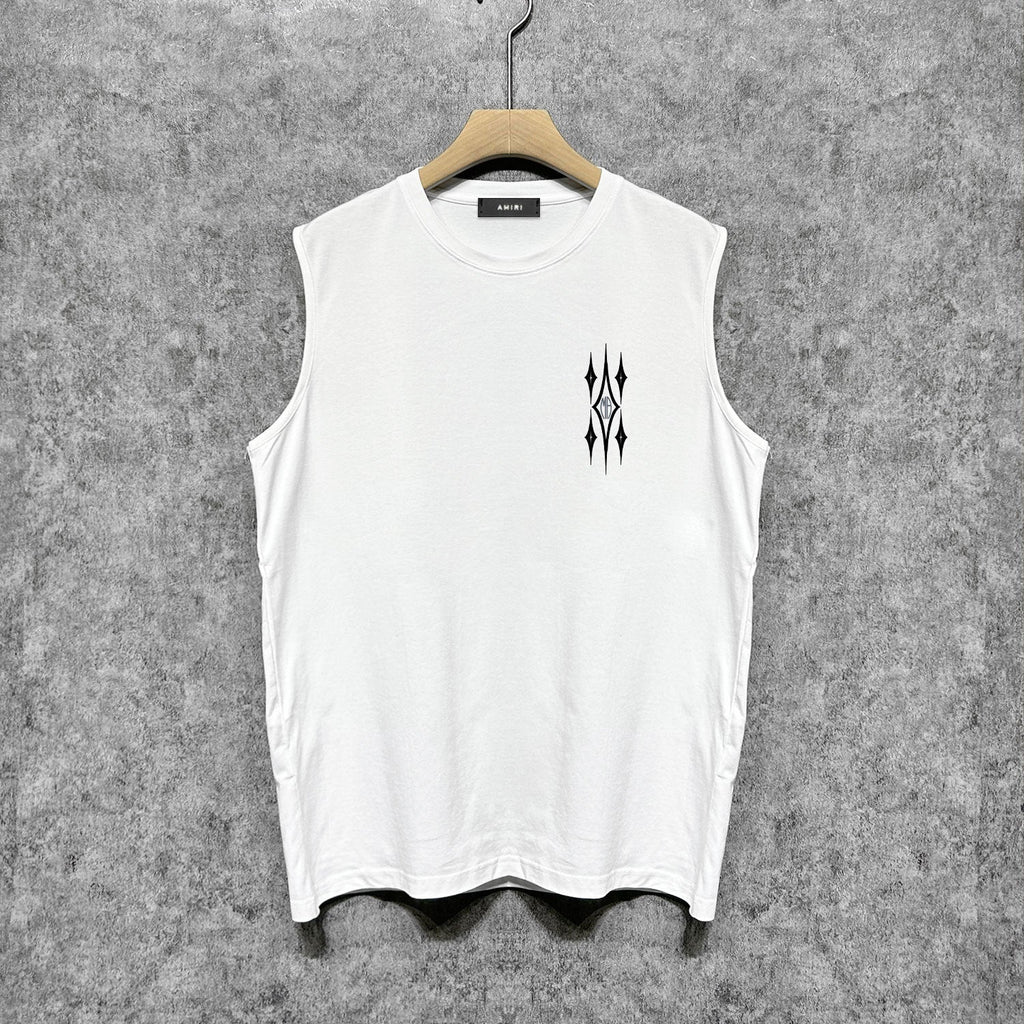 Amiri tank top retro geometric graphic printing