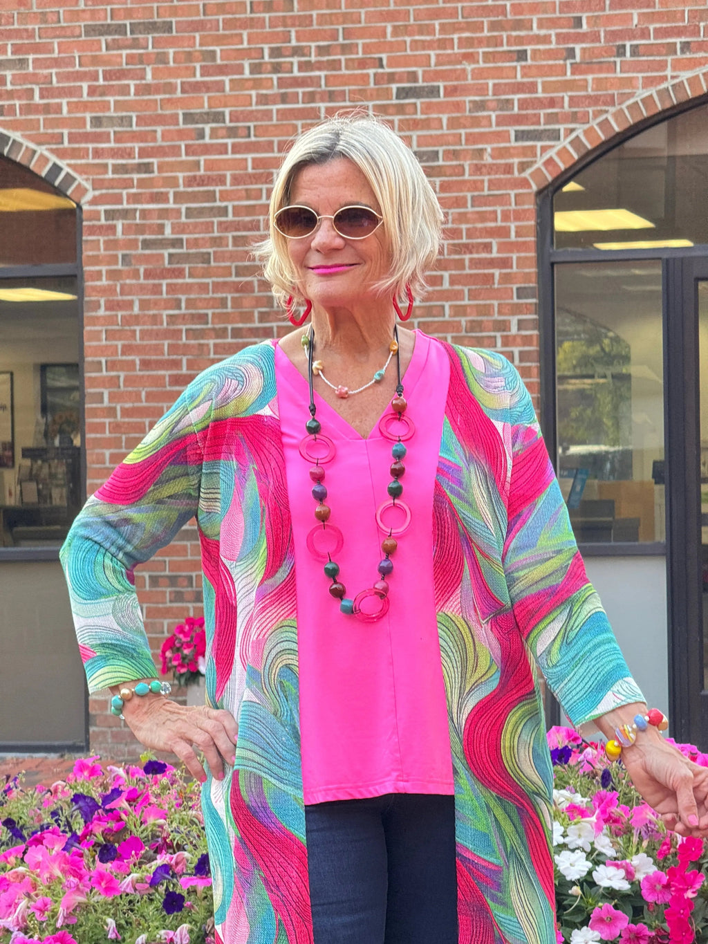 Ethyl Classic Long Length Cardi - KAMAS