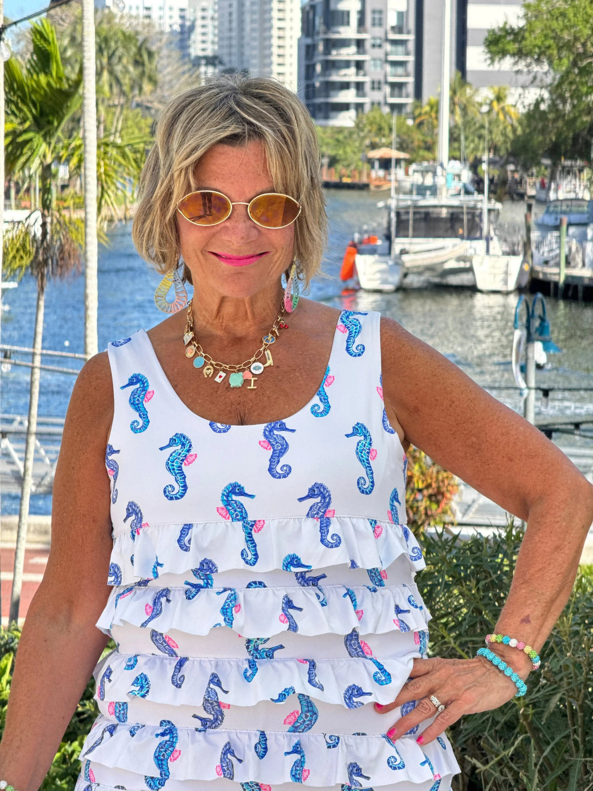 LULU B SHORELINE CHARM CHA CHA DRESS