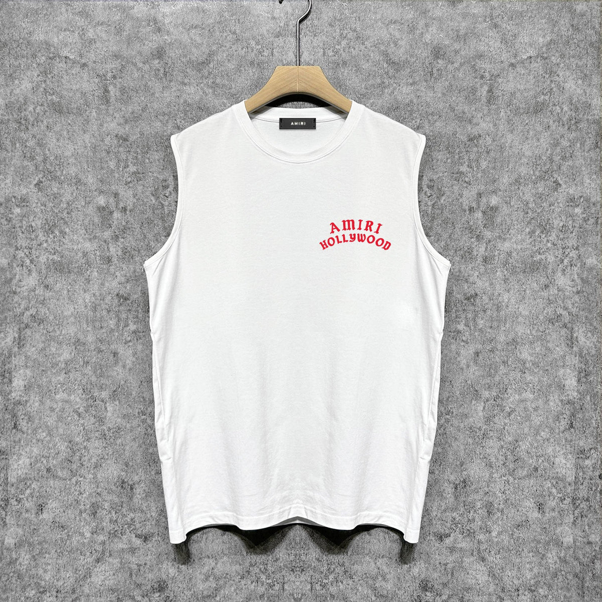 Amiri tank top hollywood pure letterprinting