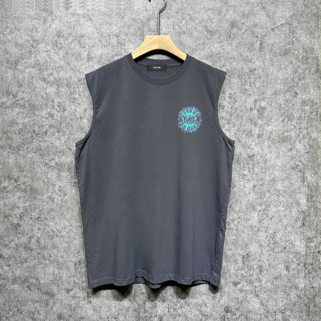 Amiri tank top colorful sun print