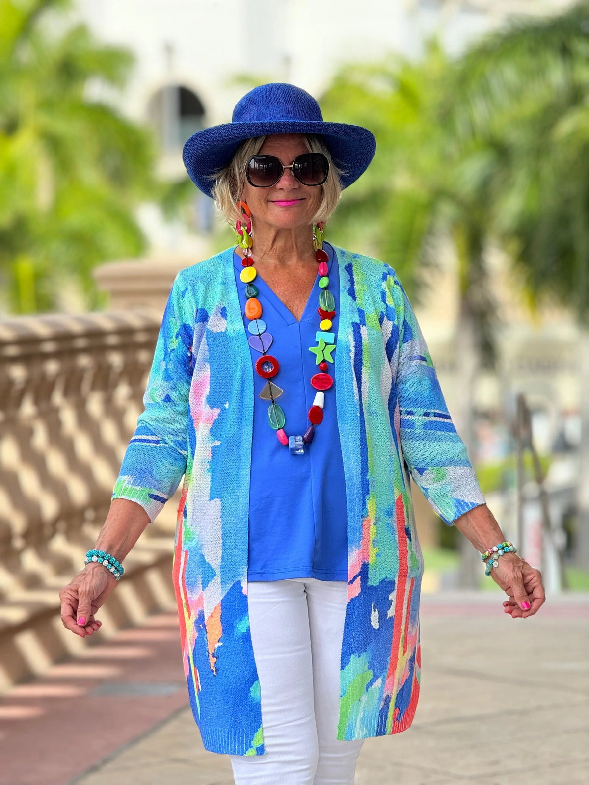 LULU-B BLUE TAILORED V