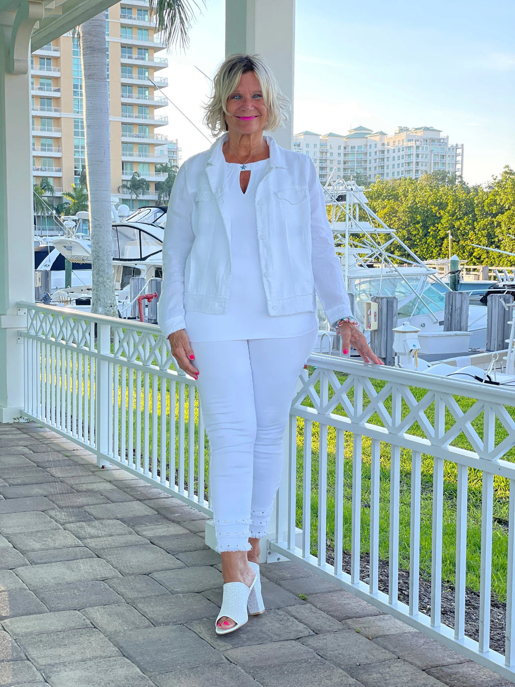 ETHYL DOTTIE ANKLE PANT