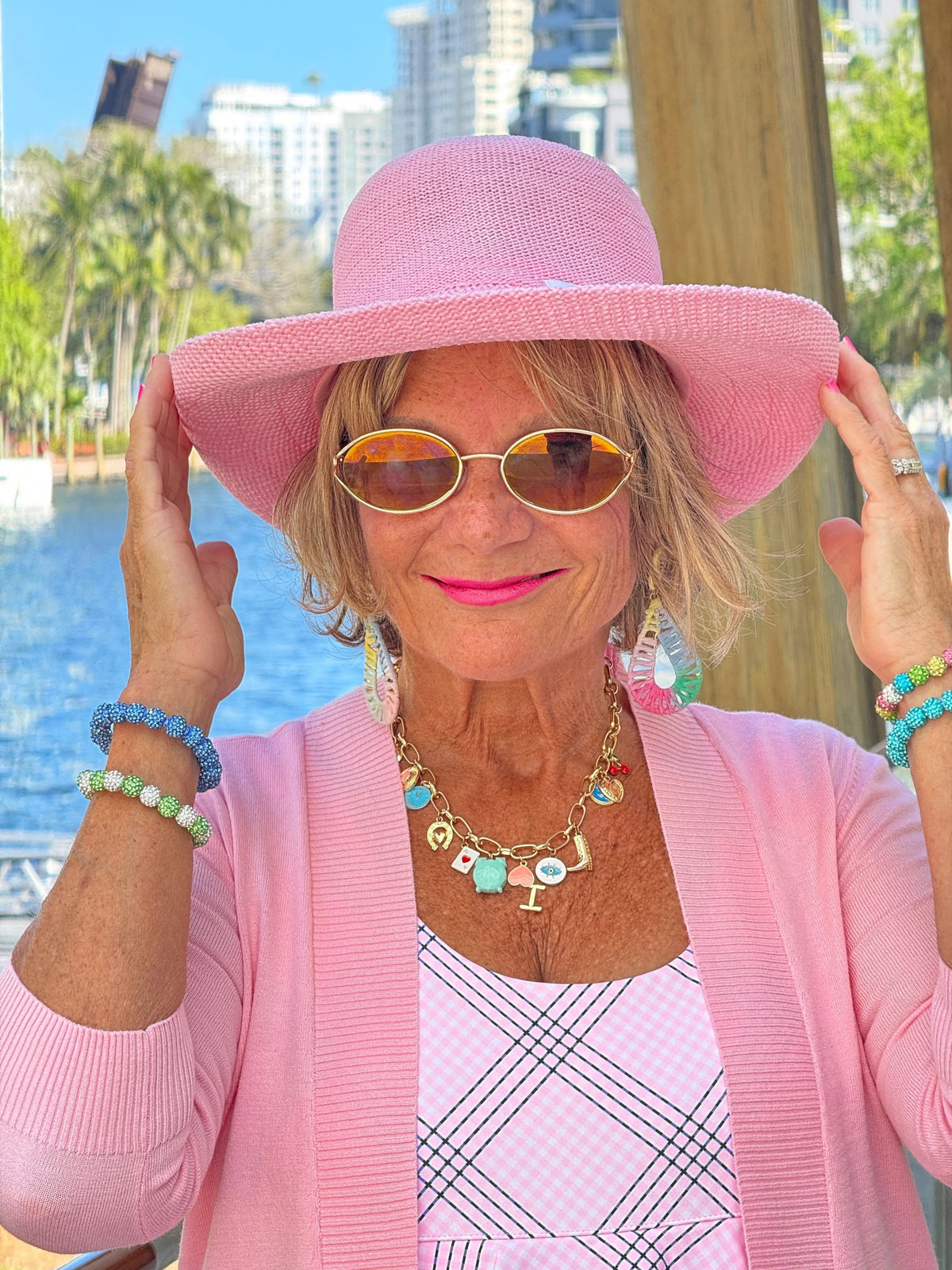 LULU B PINK CHIC CHA CHA DRESS