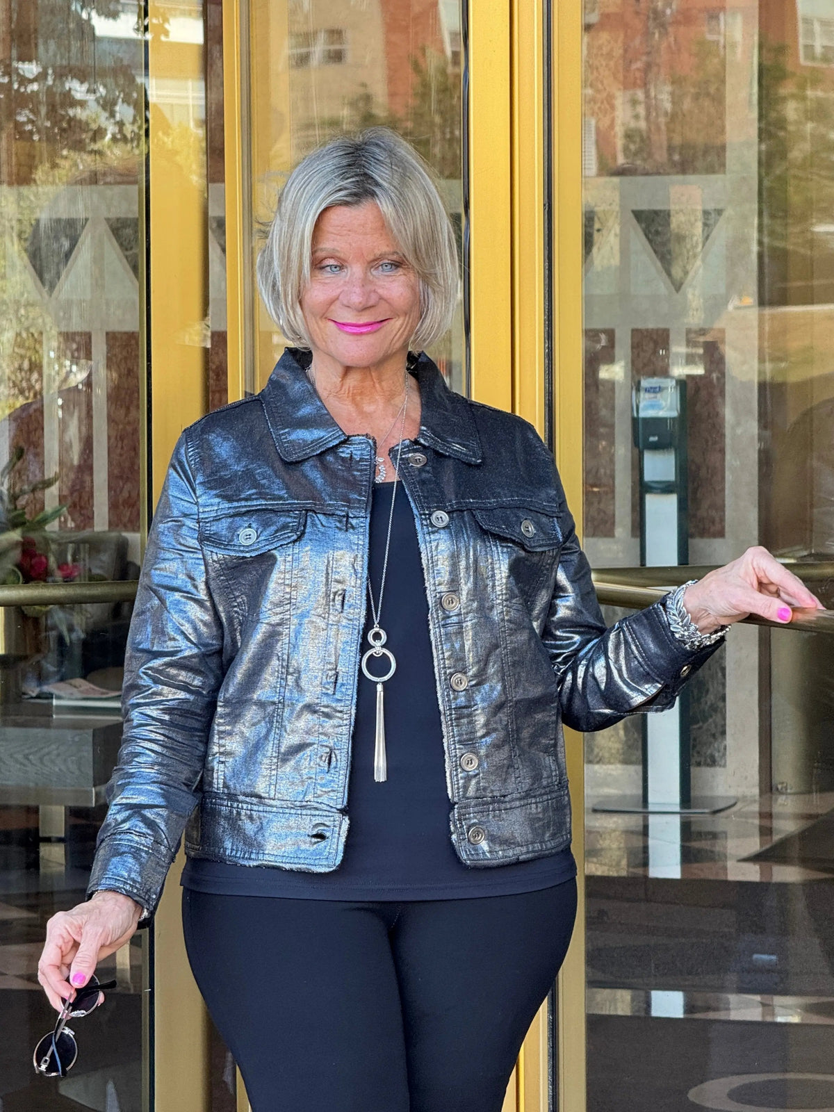 Black Metallic Jacket
