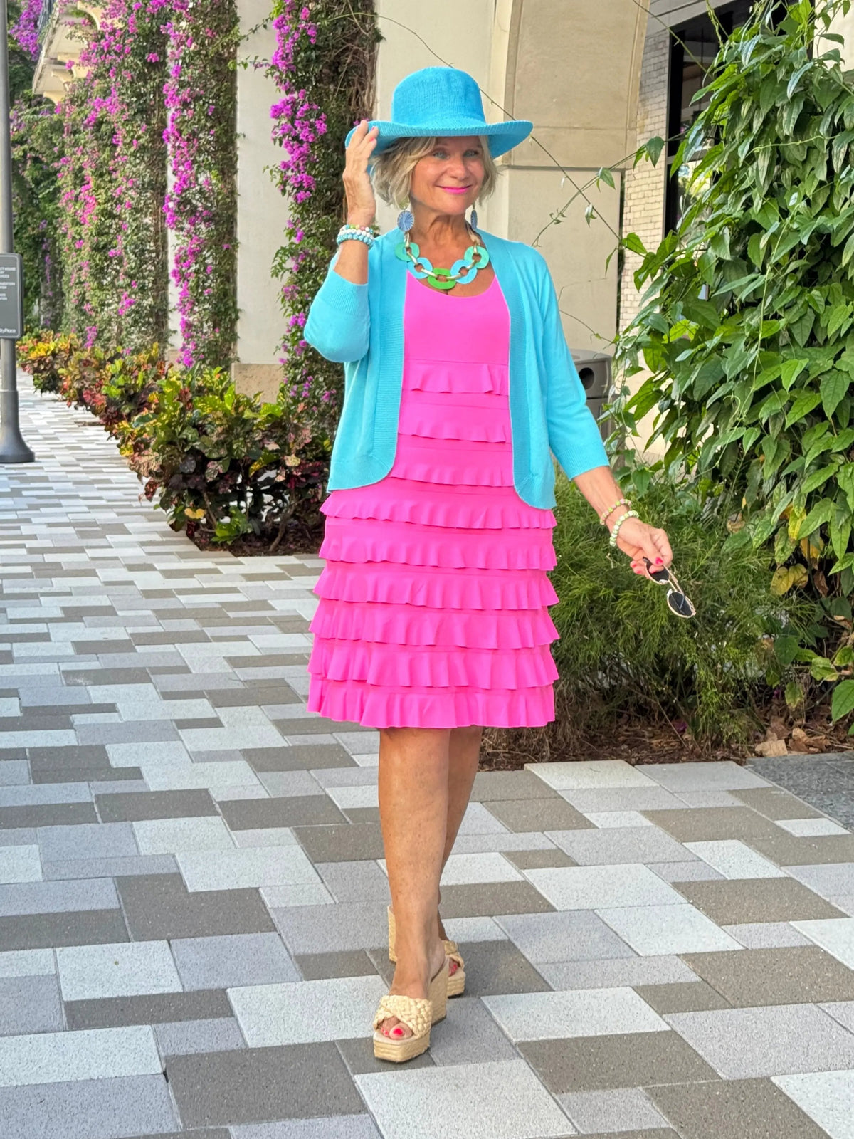 HOT PINK CHA CHA DRESS
