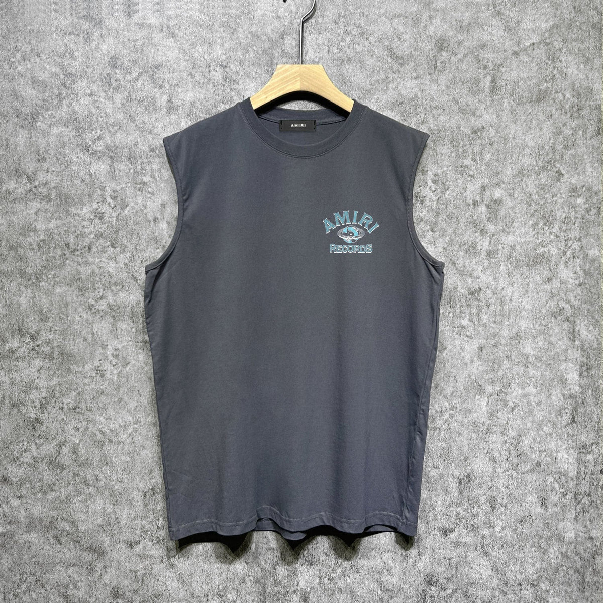 Amiri tank top earth letter printing