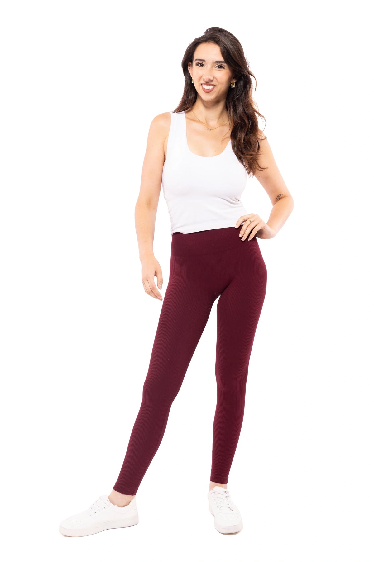 Work For It Women's Ribbed Seamless Leggings