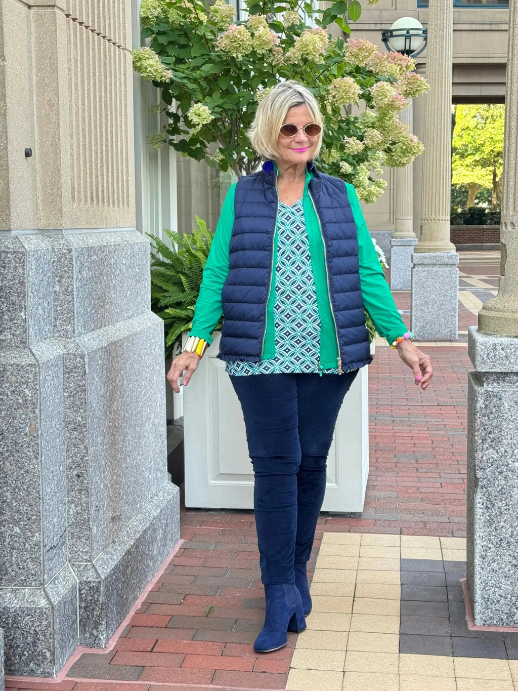 Lulu B  Bay Club V Neck Top