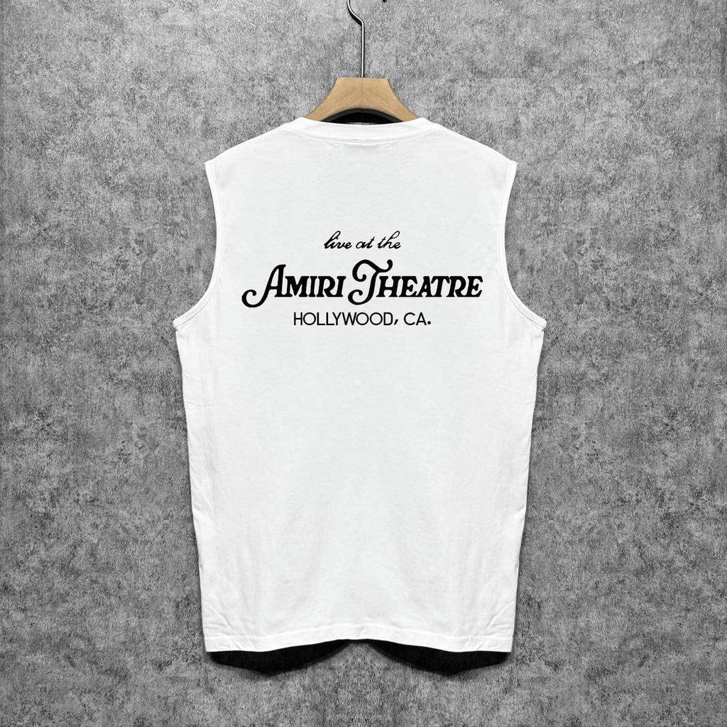 Amiri tank top with strange letter printing