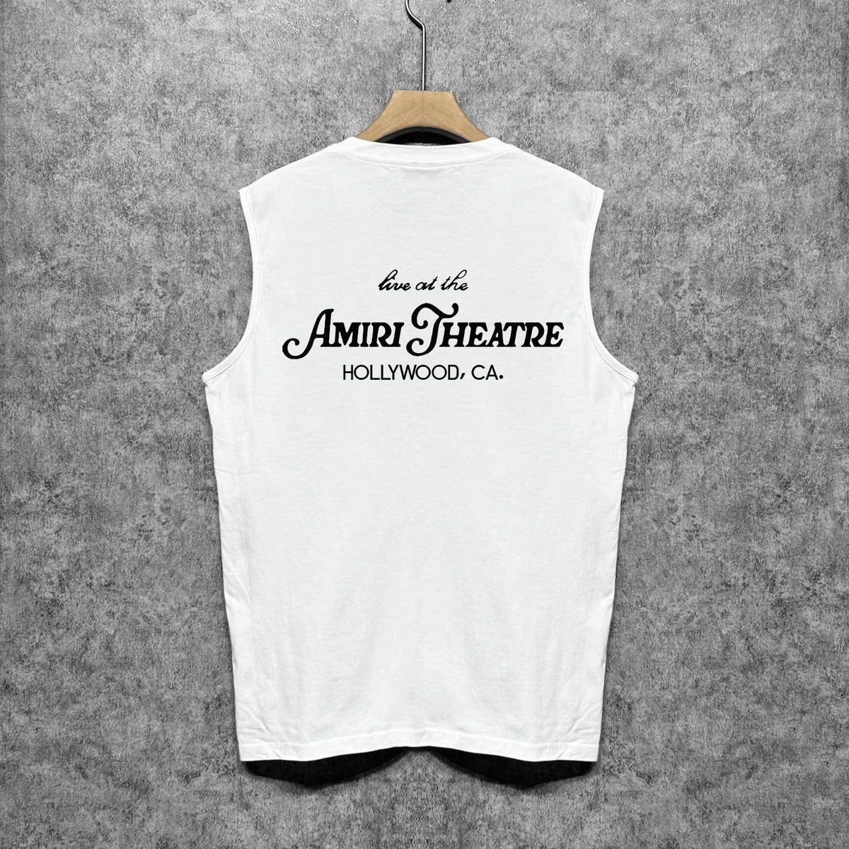 Amiri tank top with strange letter printing