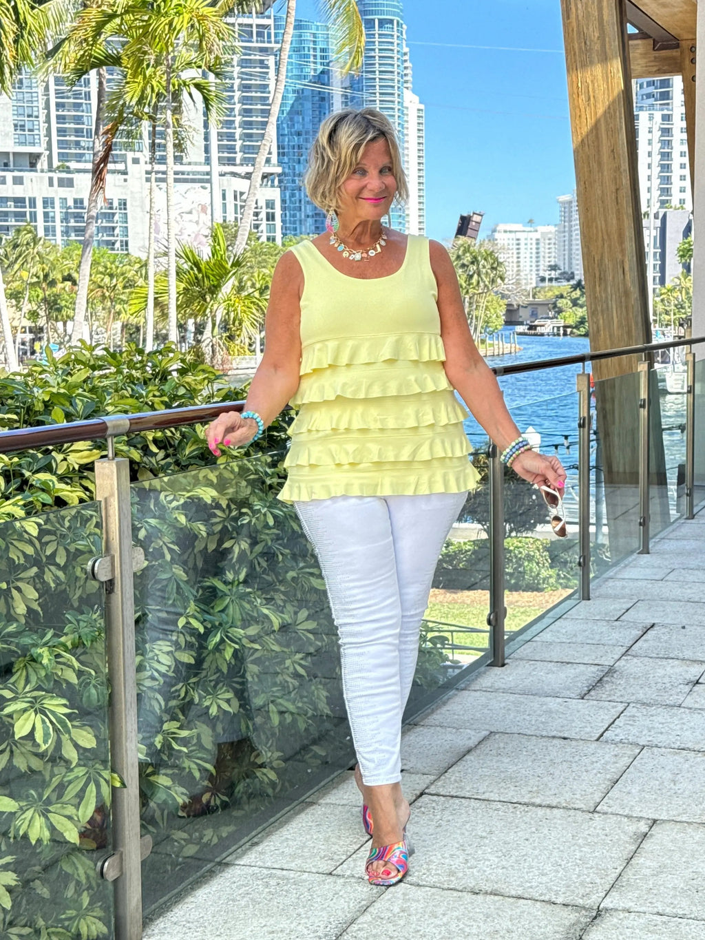 LULU-B CLEAR SUNSHINE CHA CHA TANK