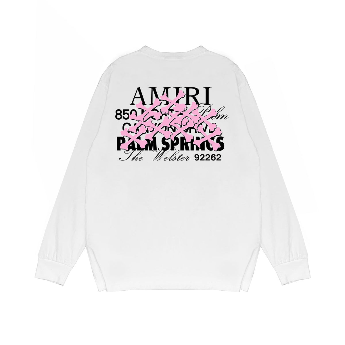 Amiri Long Sleeved Shirt Printed Trendy Pure Cotton