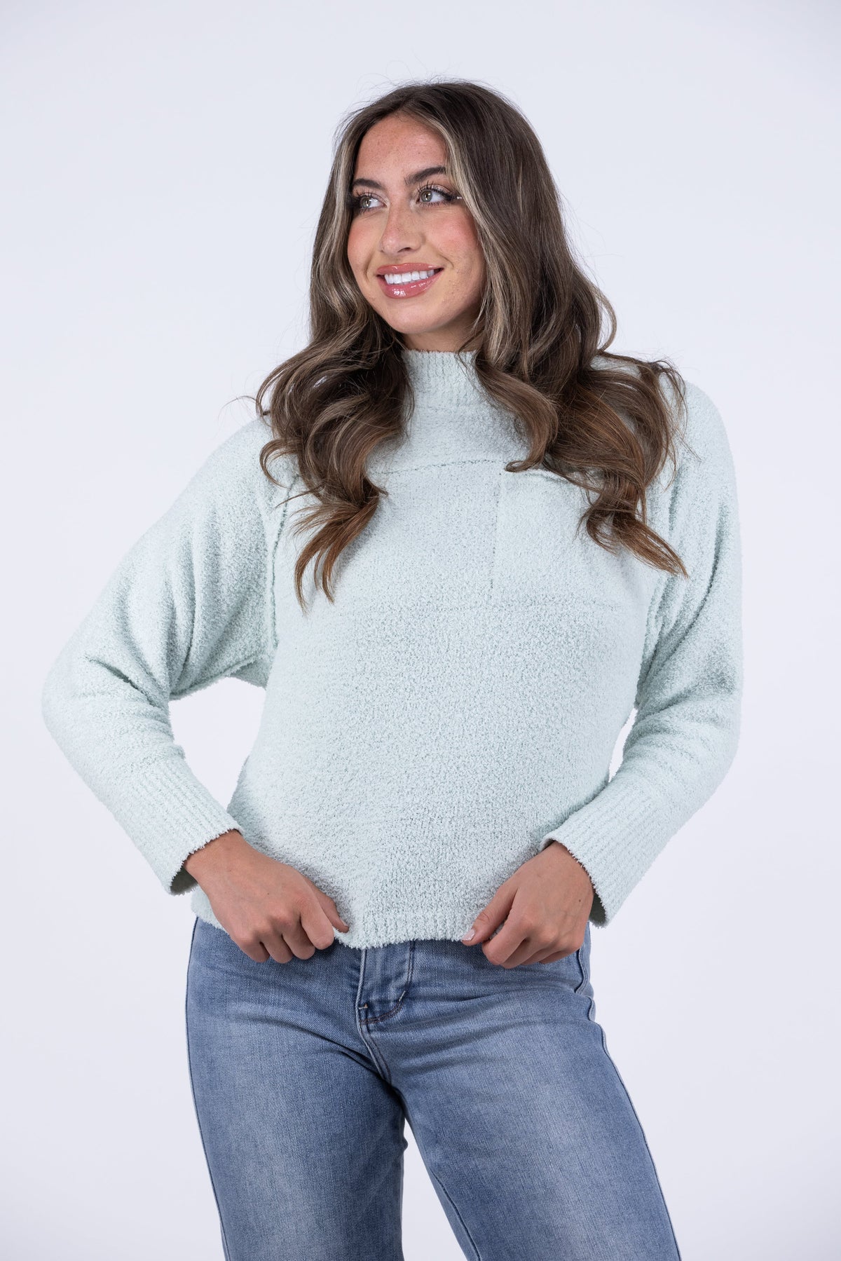 High Up Women's Long Sleeve Sweater Top