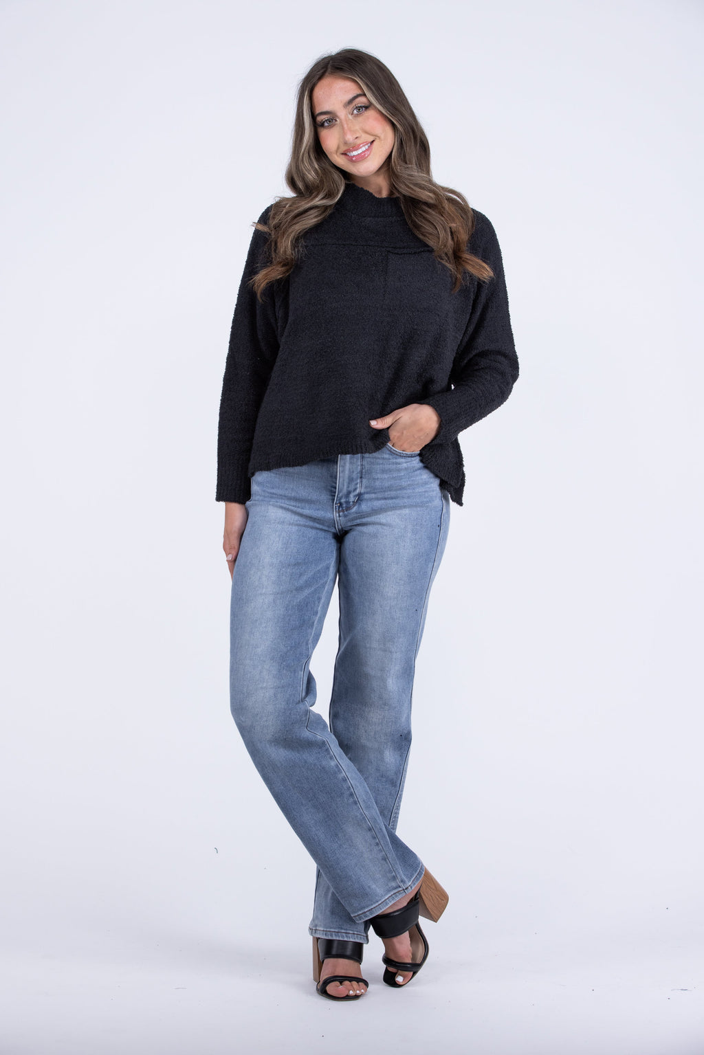 High Up Women's Long Sleeve Sweater Top