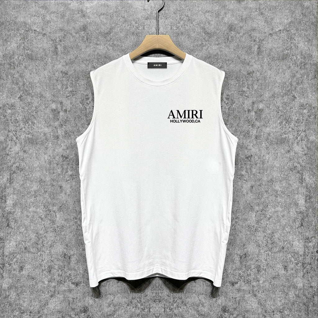 Amiri tank top skeleton letterprinting